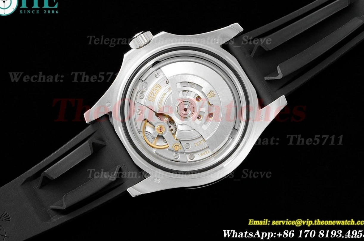 42mm JVSF VR3235 YachtMaster SS 904L Blk 226659 RU 0409